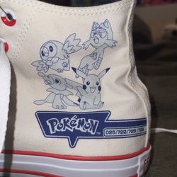 Pokemon Converse Collab Men size 11 U.S. New