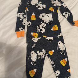 New Snoopy Pjs Size 18 Months $6