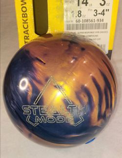14LB Track Stealth Mode Hybrid Bowling Ball