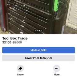 Tool Box Trade Are For Sale OBO 