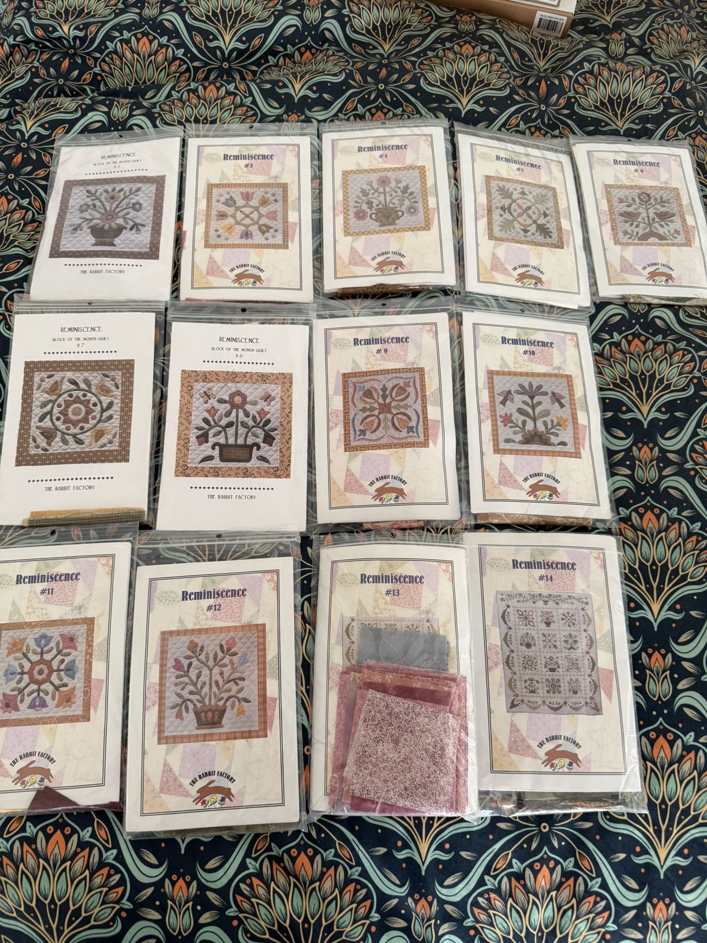 Reminiscence BOM 2-14 - Original Fabric Included