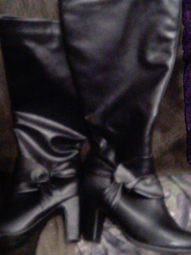 Leather Boots Size 12 W