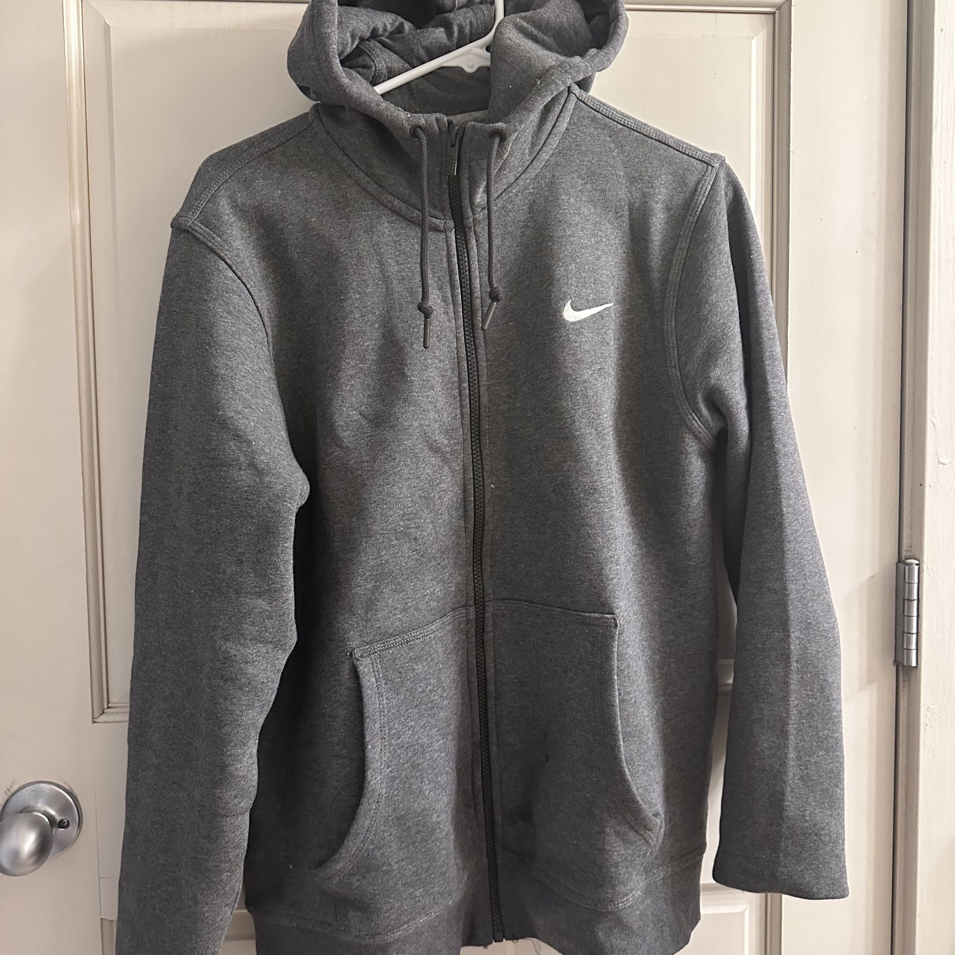 Nike Men's Club Swoosh Full Zip Fleece Hoodie