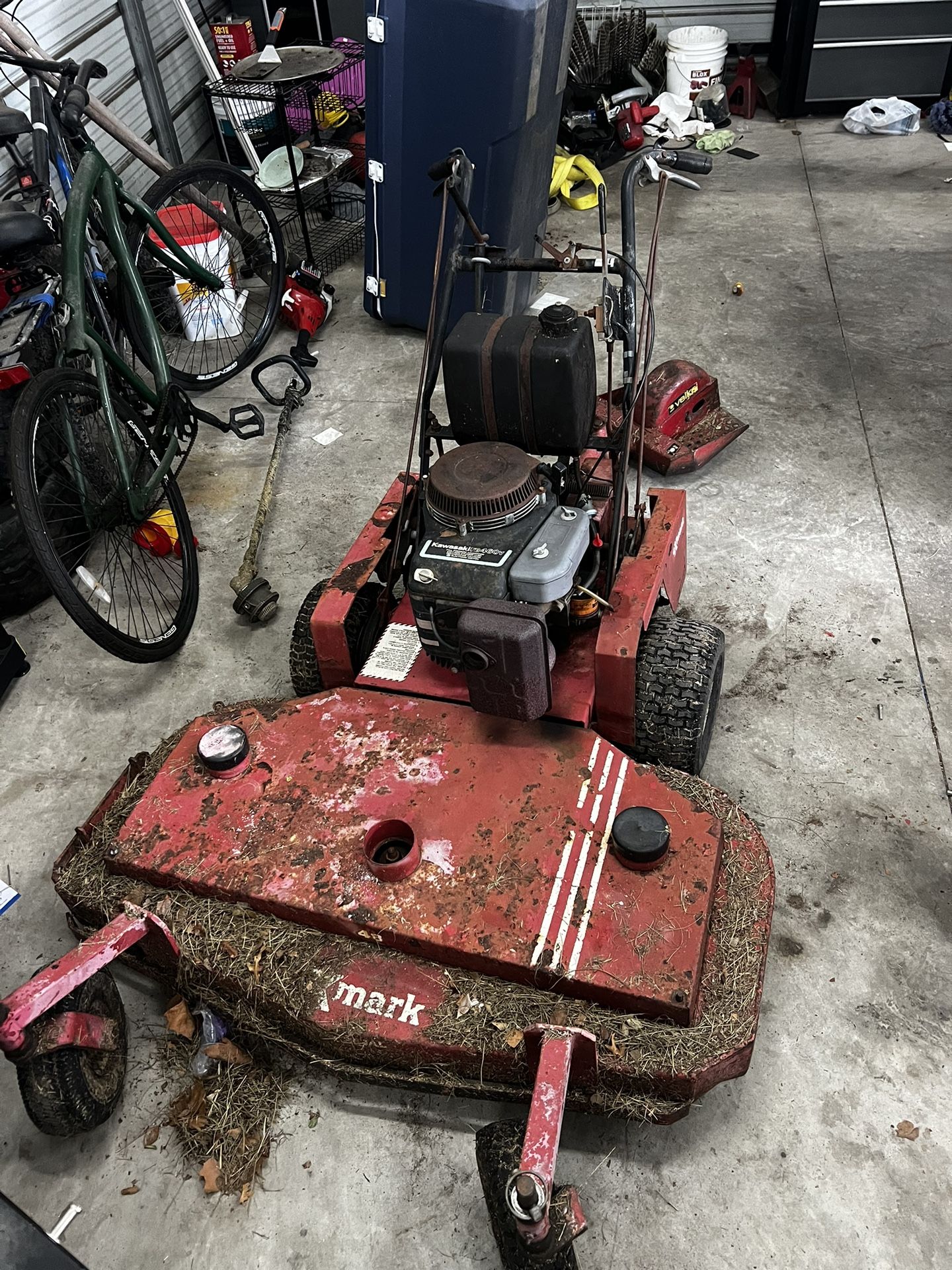 X Mark Ride Behind Mower