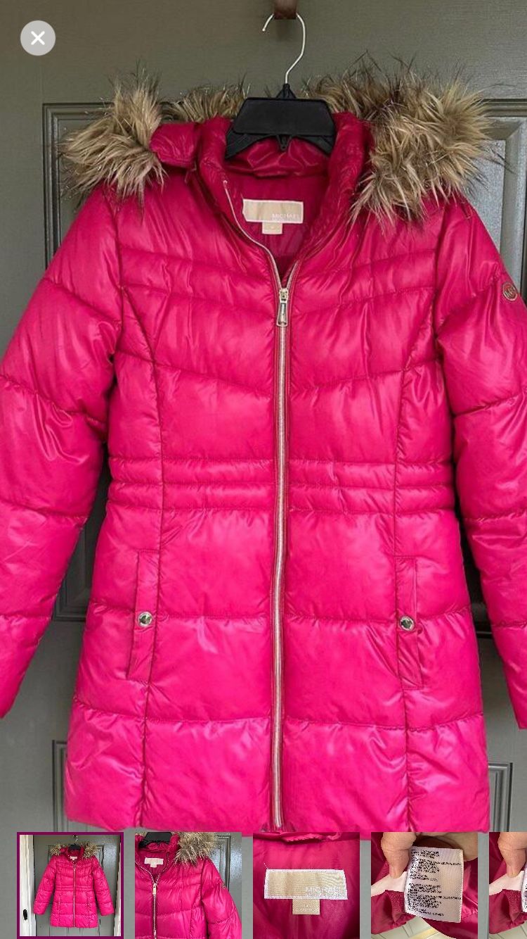 Micheal Kors Hot Pink Jacket Big Kids 16
