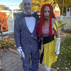 Jack The Skeleton & Sally Couple Costume 