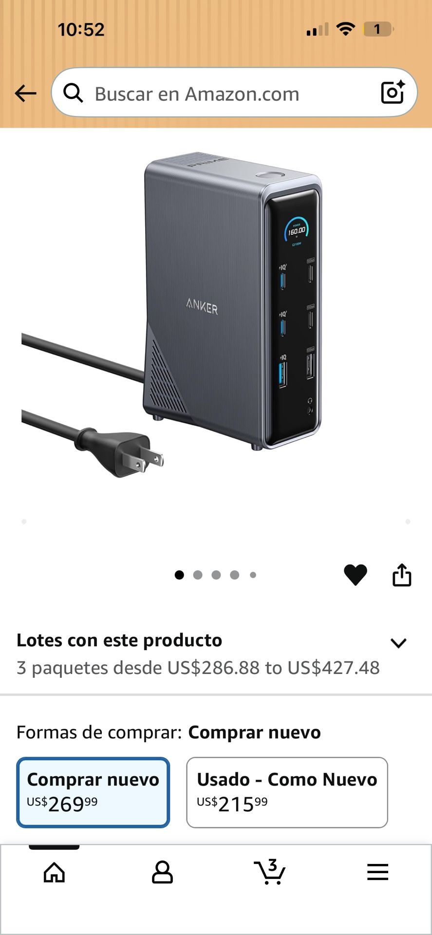 Anker Prime Charging Docking