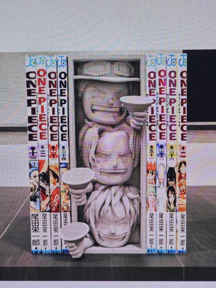 One Piece Display Book Case Luffy, Ace, Sabo