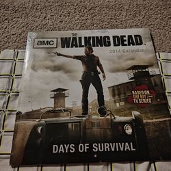 The walking dead 2014 calendar brand new extremely rare out of print