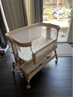 Bedside bassinet adjustable