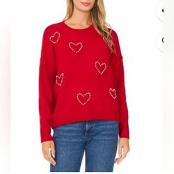 Vince Camuto Ladies Valentine Crewneck Sweater 