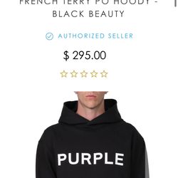 MENS Purple Brand Hoodie