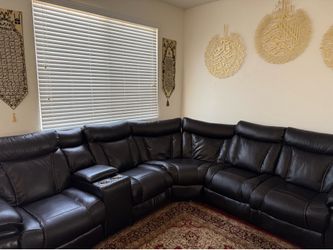 Leather couch