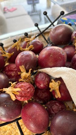 Fresh passion fruit