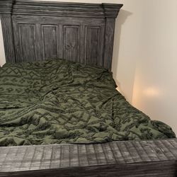 Queen Bed Frame With Mattress And Box Spring 