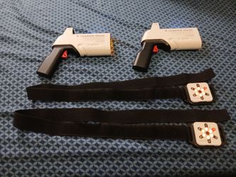 Sharper image laser tag set.