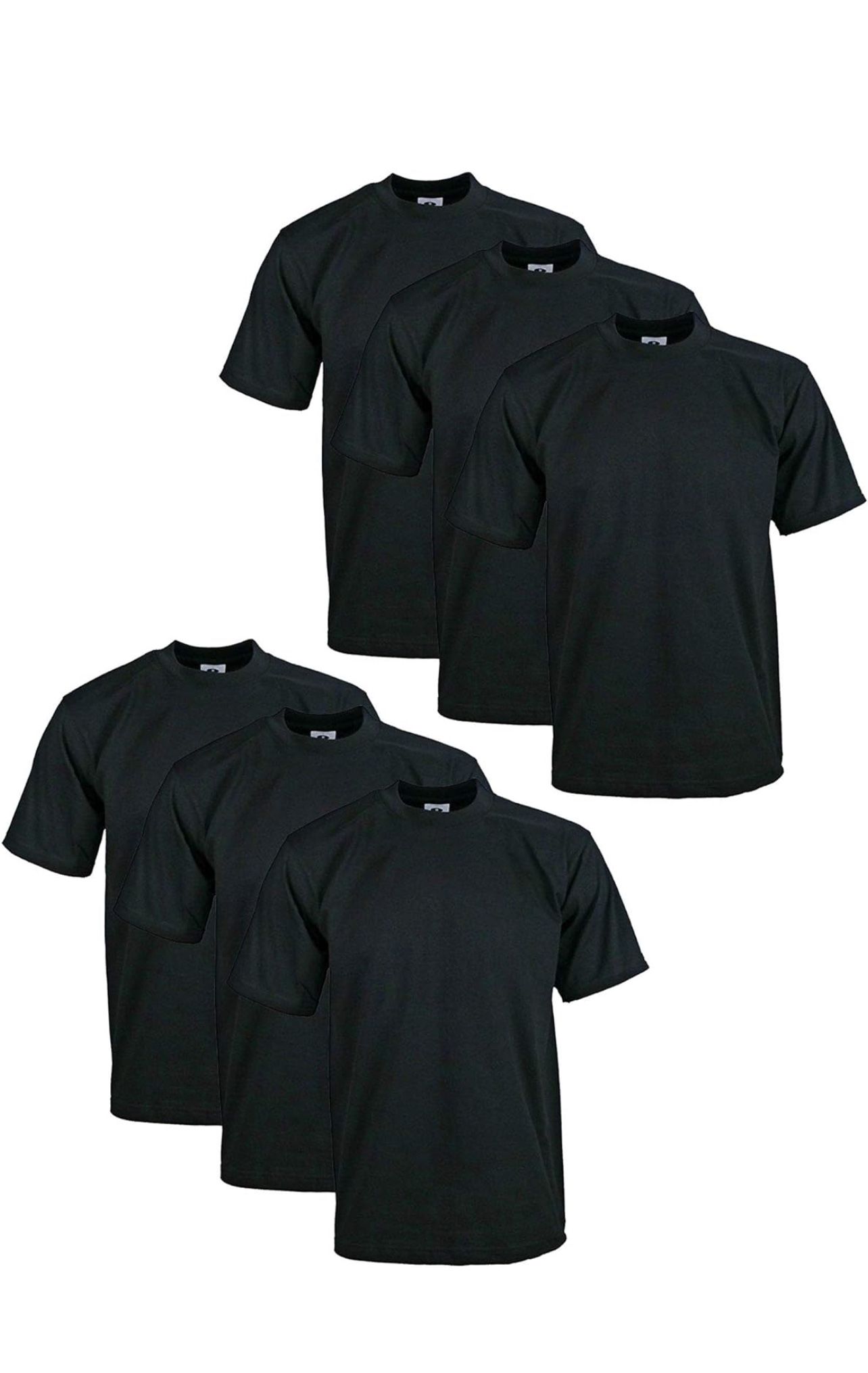 6 Pack Pro Club Heavyweight T Shirts