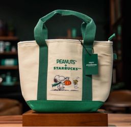 Starbucks snoopy mini tote