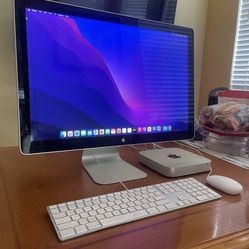 Mac mini & Apple LED Cinema Thunderbolt Display 24   Inch