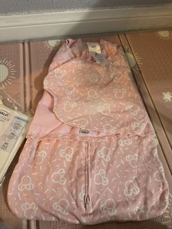 Halo Sleep sack Swaddle Minnie Mouse Pink New
