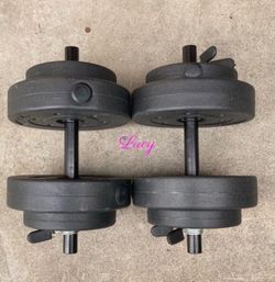 Weights CAP 40 lbs vinyl dumbbell set
