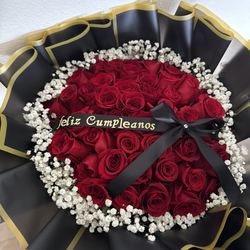 50 Rose Ramo Buchón