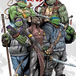 TMNT art Print 12”x18” Signed By The Artist