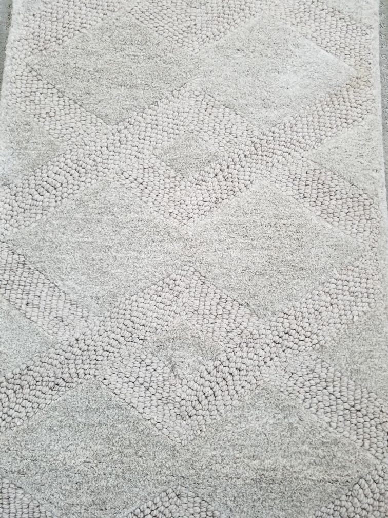 Pottery Barn Chase Tufted Rugs 3x5 and Runner Color Natural for Sale