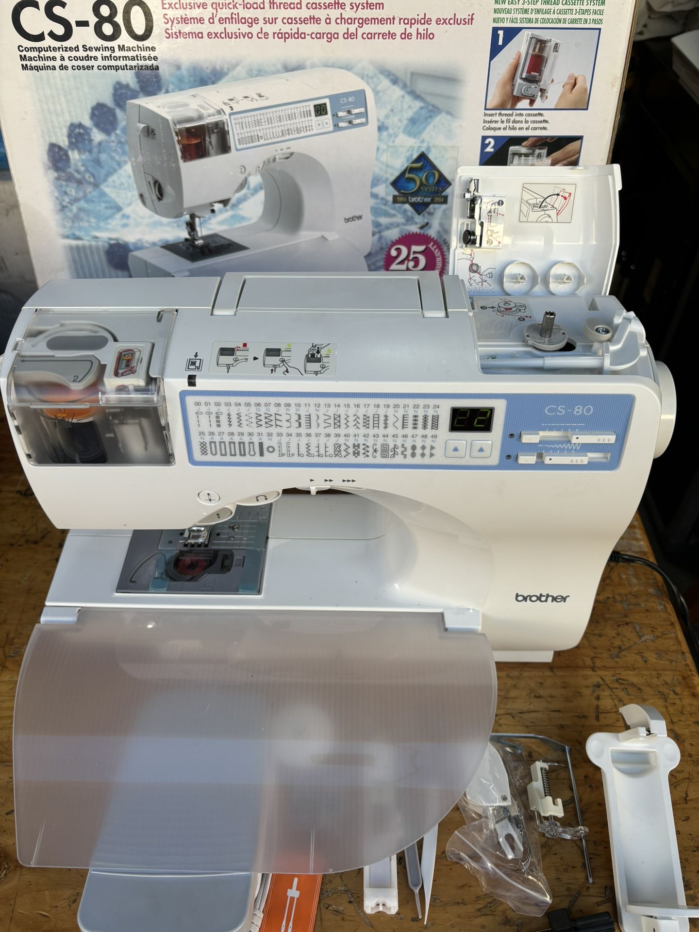 New Brother CS-80 Sewing Machine