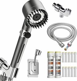 New High-Pressure Filtered Shower Head Combo
