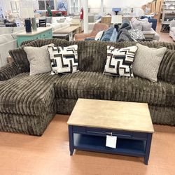 New Corduroy Sectional — SPECIAL 