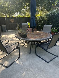 Patio table