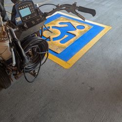 Parking lot maintenance 