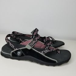 Women's TIMBERLAND 17602 3822 Granite Trail Hiking sandals SIZE 10M Black Pink