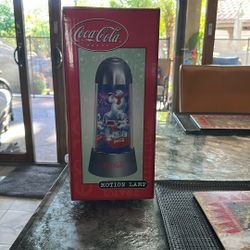 Coca  Cola Motion Lamp In Original Box With Papers 
