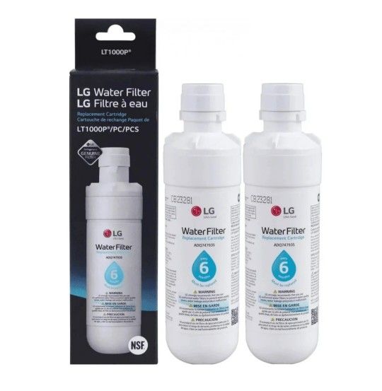 LG WATER FILTER REPLACEMENT CARTRIDGE LT1000P Replacement Refrigerator Water Filter,Fit for LT1000P 469980 46-9980 ADQ747935 Water Filter(Pack of 3)