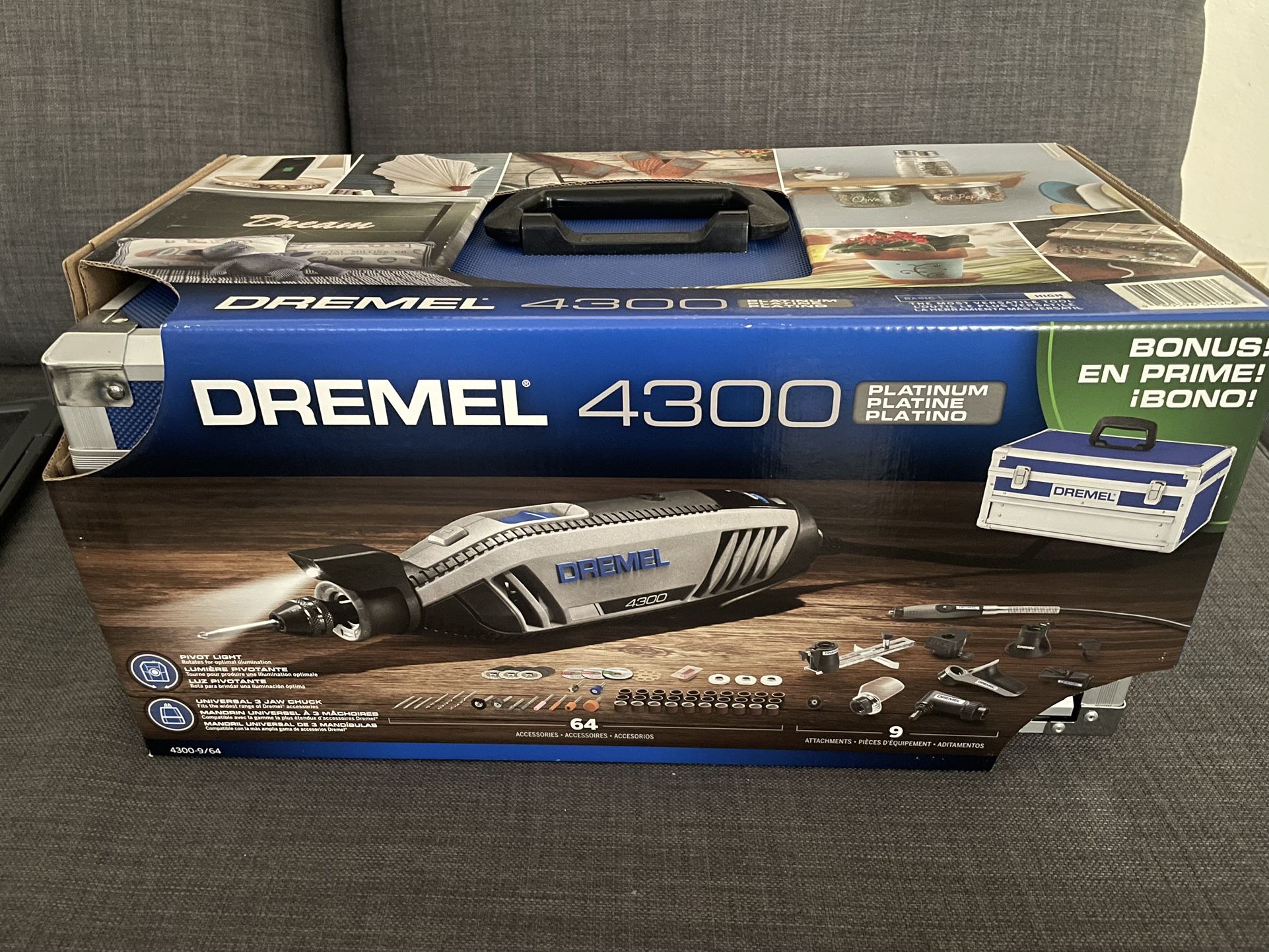 Dremel 4300-9/64 Versatile Rotary Tool Kit with Flex Shaft (NEW)