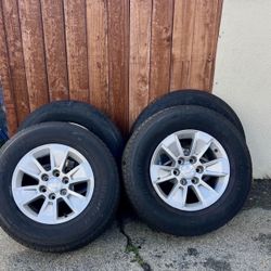 Like New Tires & Wheels for Silverado