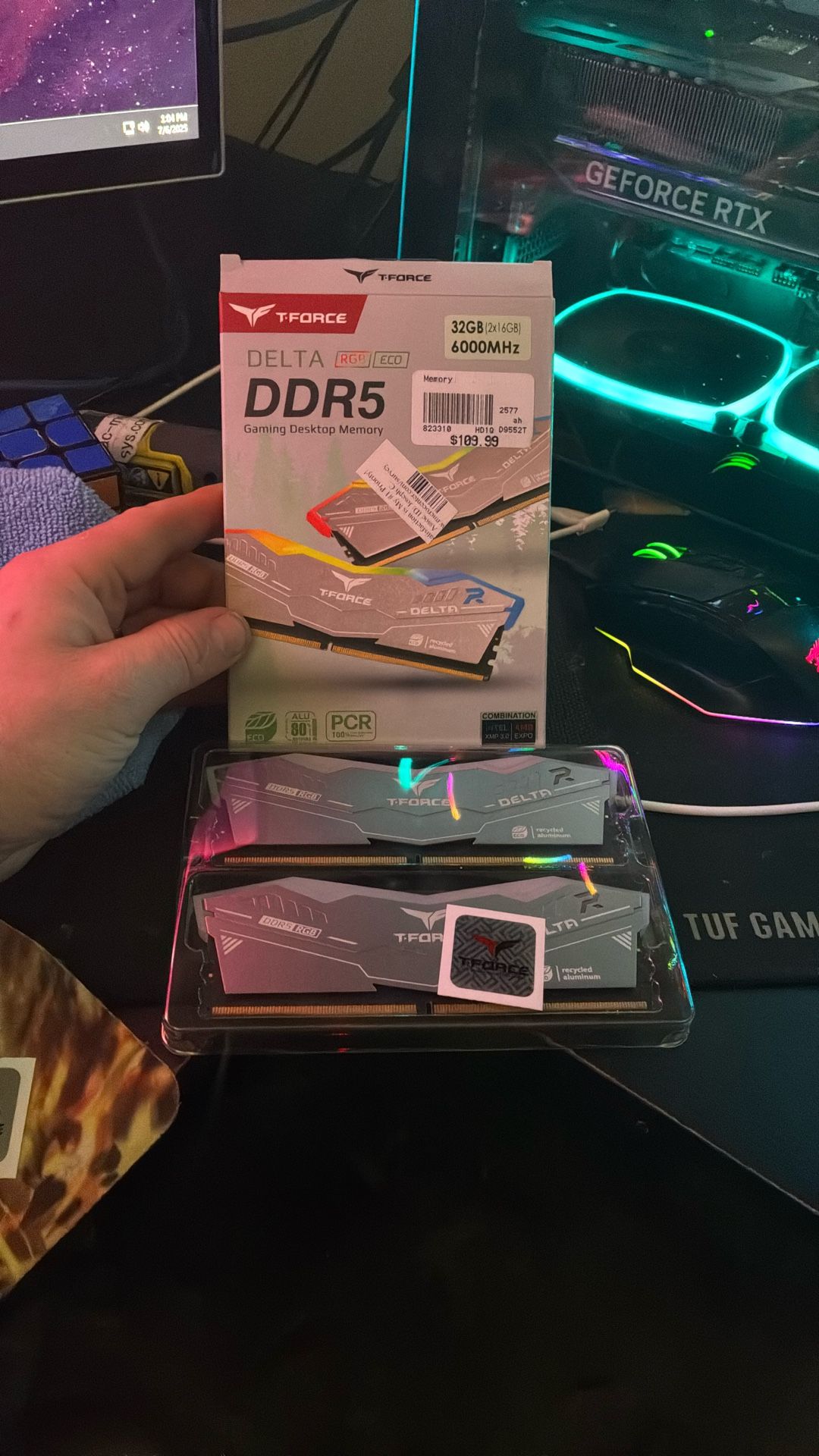 DDR5 TForce 32gb 6000mhz Ram