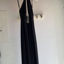 M Black Long Formal Dress