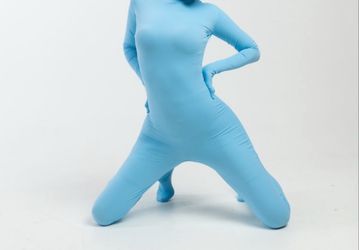 Blue Morph Suit