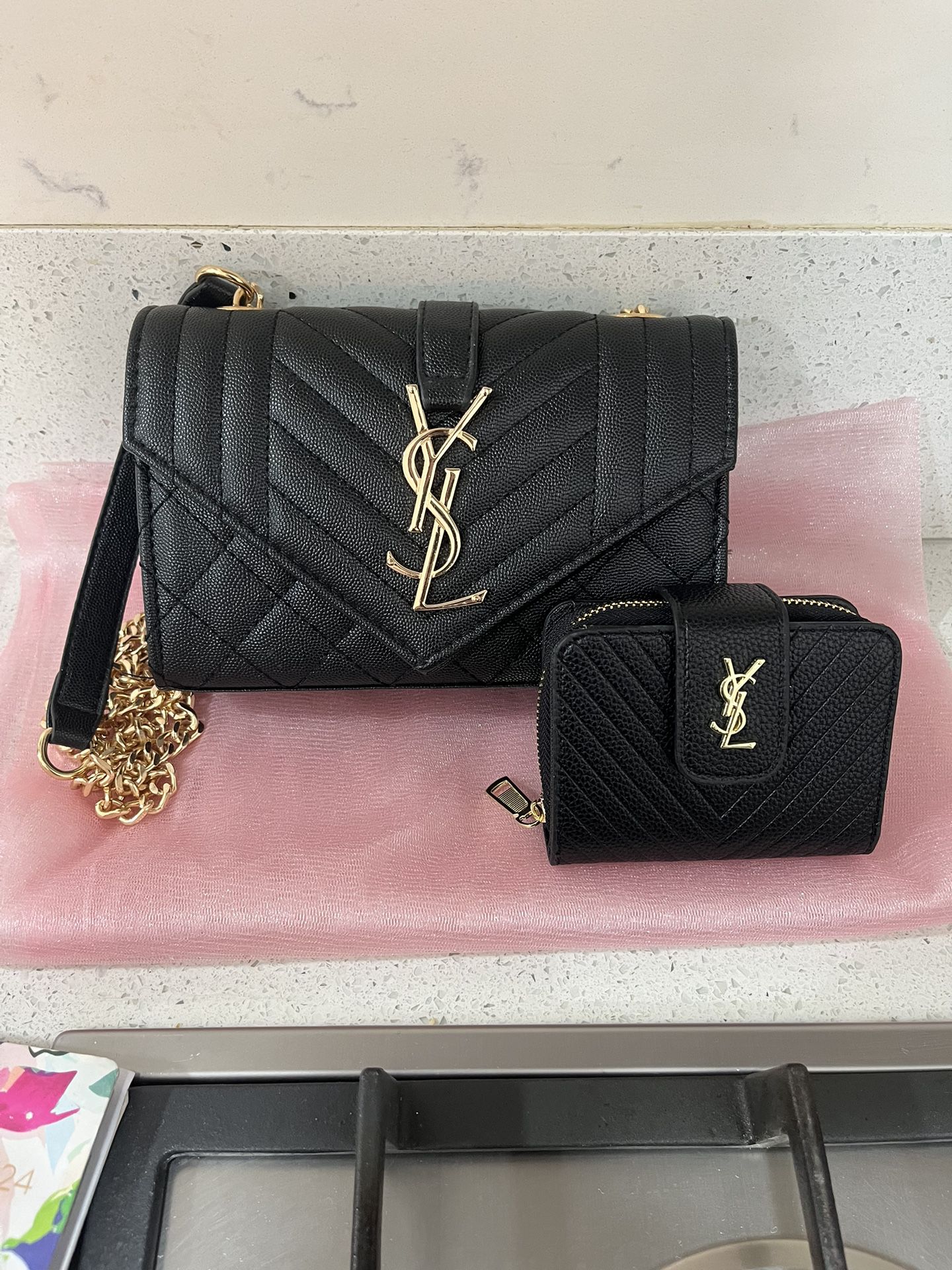 YSL Bag and matching wallet