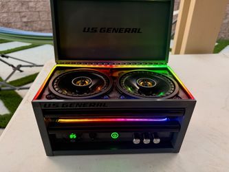 U.S. General Mini Tool Box Speaker with RGB Lighting