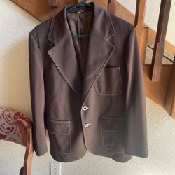 Vintage Brown Jacket / Coat (40R) 