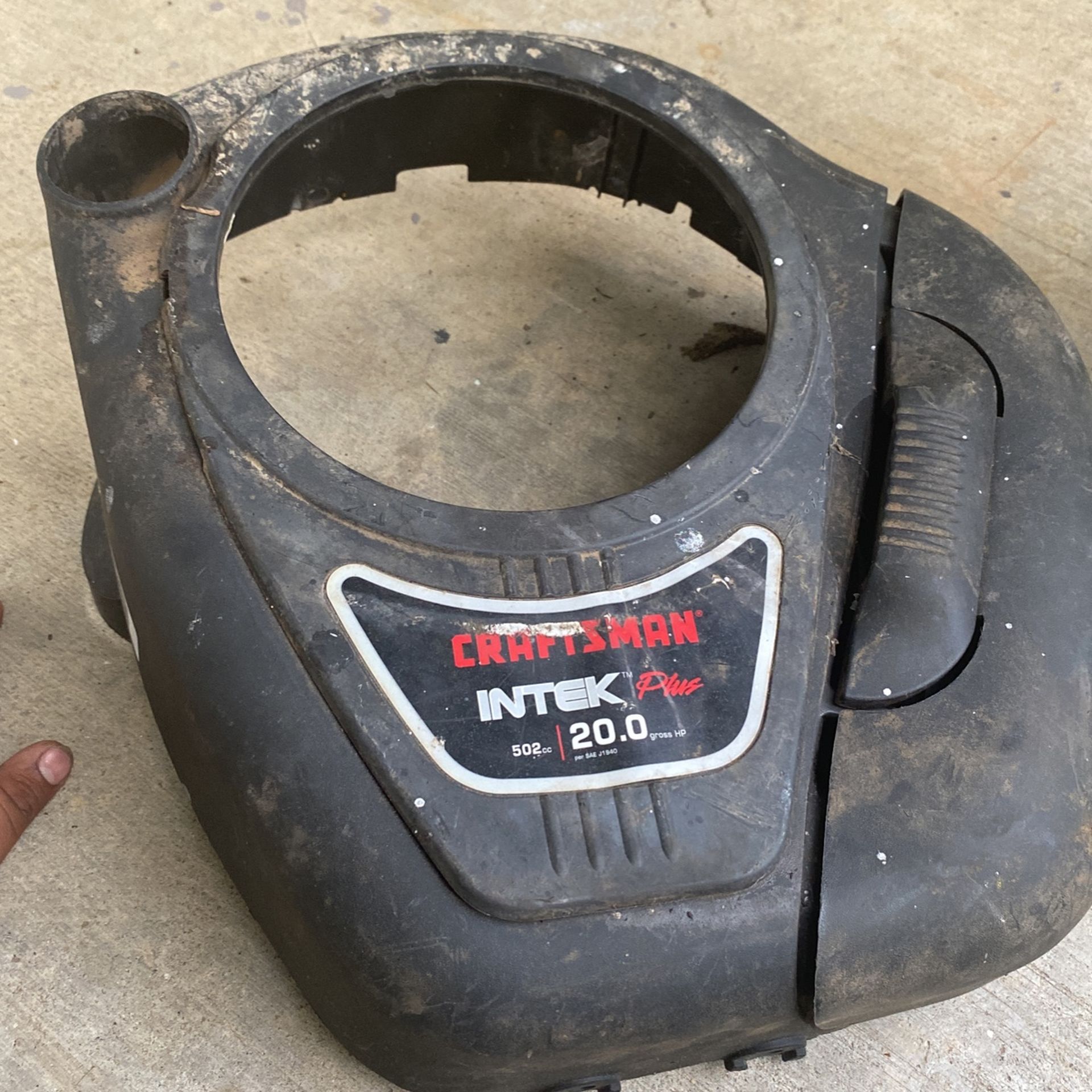 Riding Mower engine cover