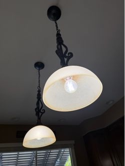 Bundle of 2 Pendant Lights in great shape!