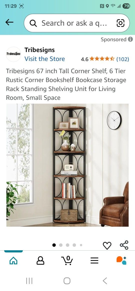 6 Tier Corner Shelf