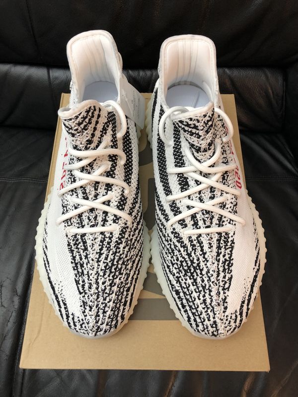 Cheap Adidas Yeezy Boost 350 V2 Oreo Core Black White 2016 By1604 Size 13