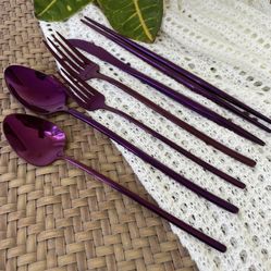 Purple Utensils 