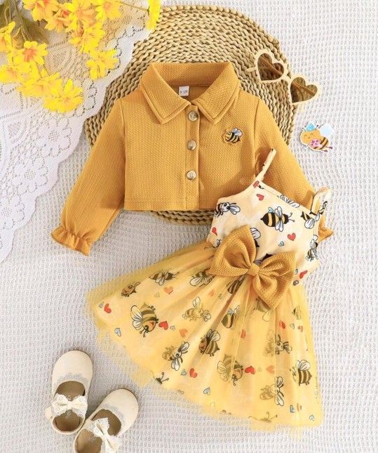 Baby Dress/jacket Set